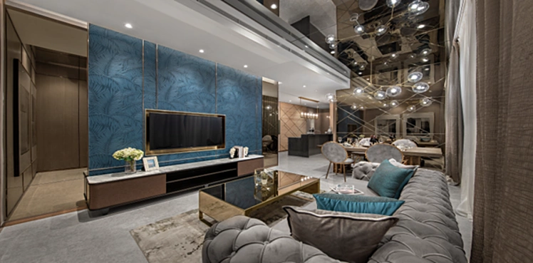 PTang Studio chọn loại đá cẩm thạch tinh tế cùng tông màu ngọc thạch sang trọng kiến tạo vẻ đẹp cho The Marq.