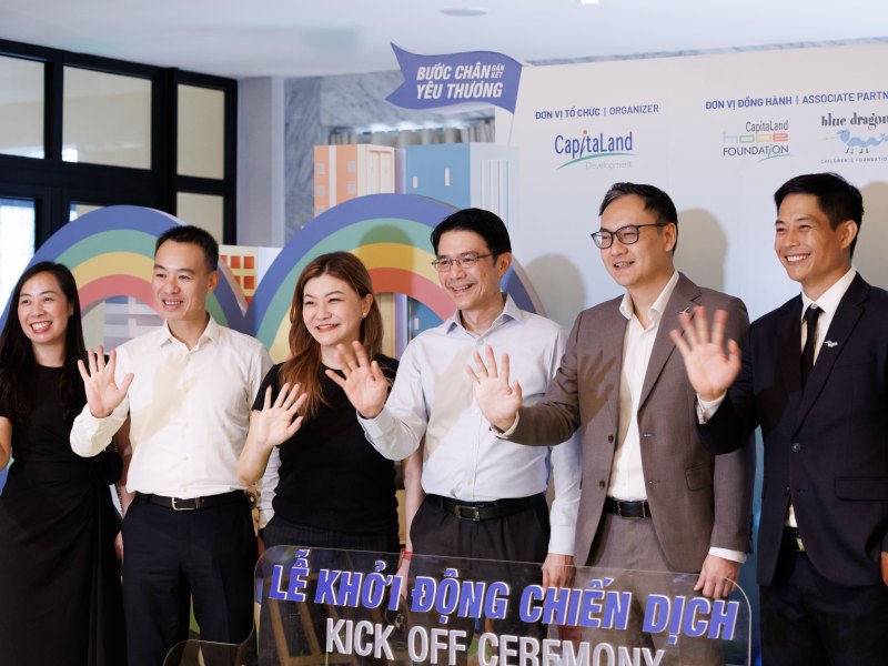 CapitaLand Development kicks off third “Together We Step: Step For Kindness” with US$97,000 commitment to empower street children and students