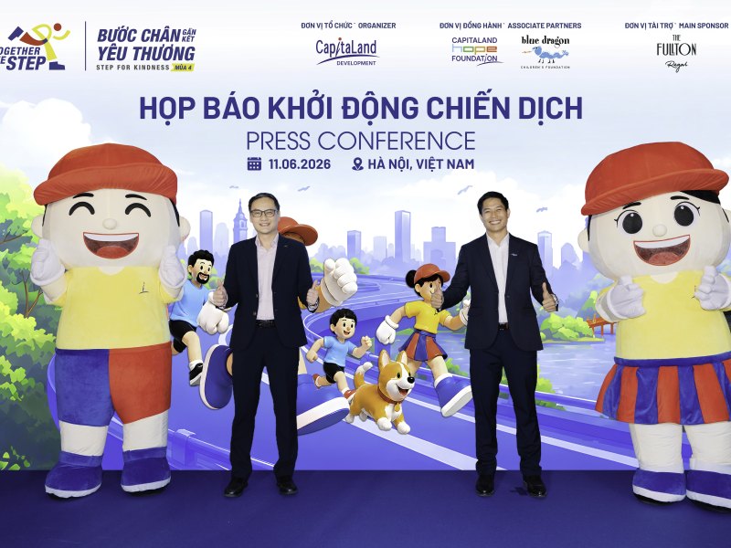 CapitaLand Development launches fourth edition of “Together We Step: Step For Kindness” with US$98,000 commitment to support vulnerable children
