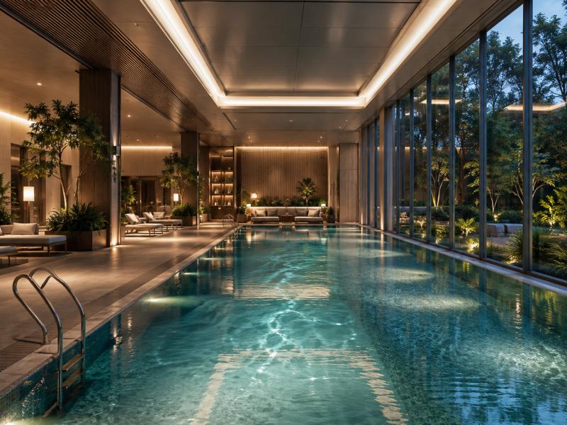 Bể Bơi Bốn Mùa Trong Nhà