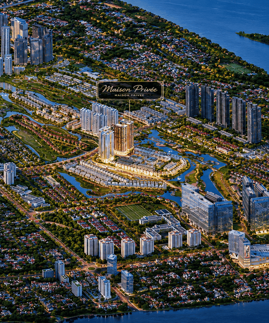 Rooftop pool with Hanoi skyline view, artist’s impression