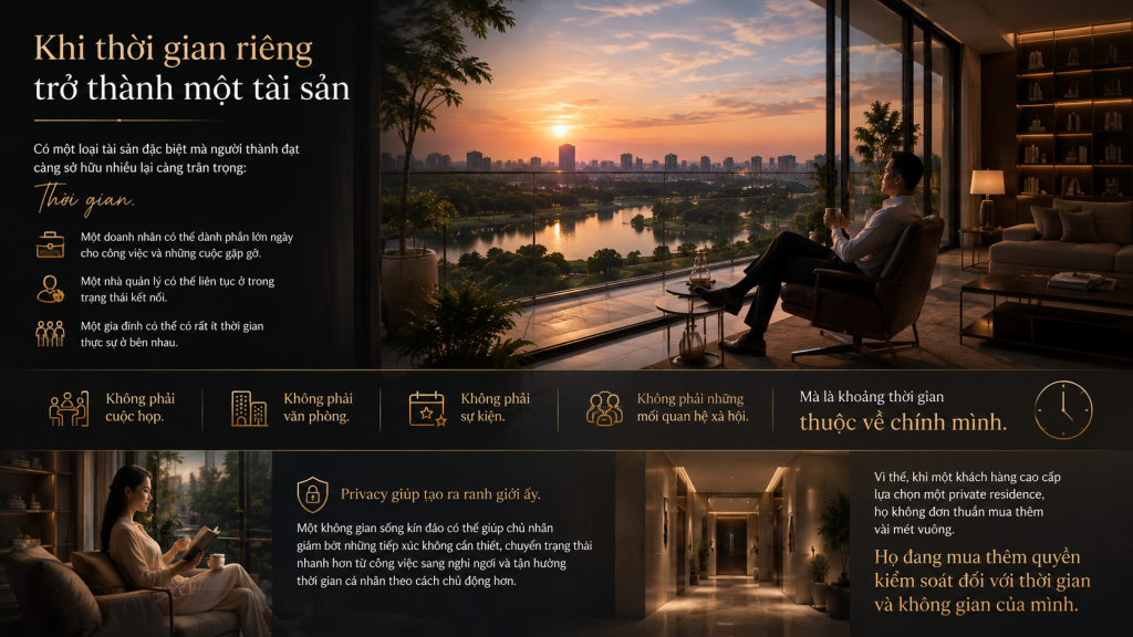 Khi thời gian riêng trở thành một tài sản