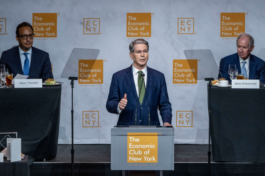 Bài phát biểu của Bộ trưởng Tài chính Scott Bessent tại Câu lạc bộ Kinh tế New York