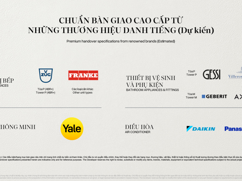 Maison Privée: Đẳng Cấp Căn Hộ Hạng Sang Từ Tiêu Chuẩn Bàn Giao