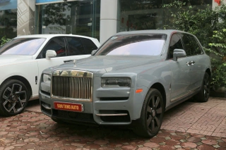 Cận cảnh Rolls-Royce Cullinan chở G-Dragon tại Hà Nội - 3 Cận cảnh Rolls-Royce Cullinan chở G-Dragon tại Hà Nội - 3