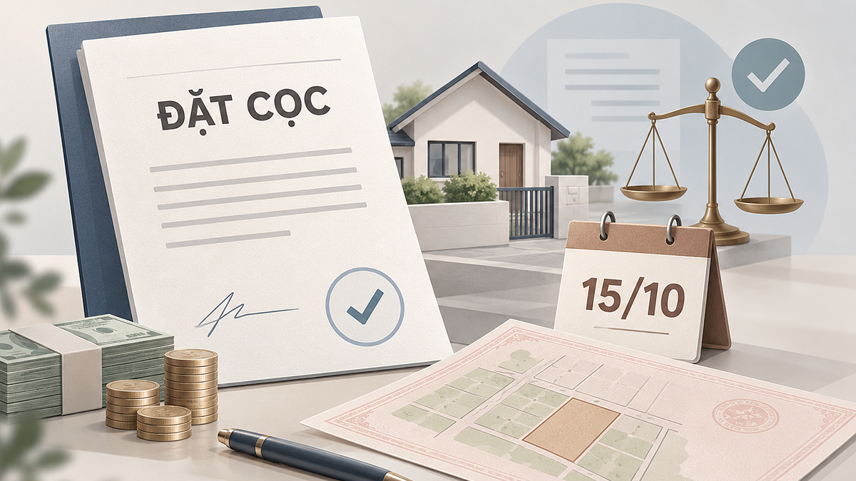 Những lưu ý về đặt cọc từ 15/10